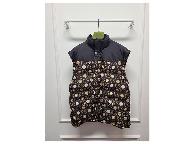Gucci Black Scott Printed Down Puffer Jacket - view 5