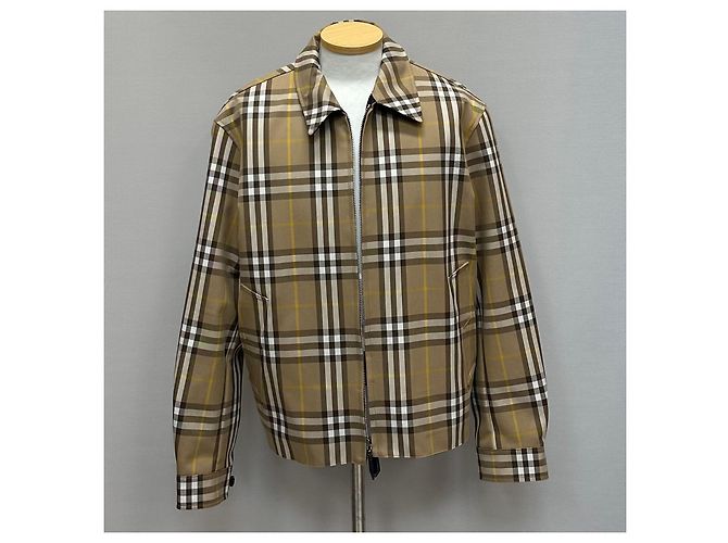 Burberry Reversible Checked Cotton Harrington Jacket Multiple colors - view 2