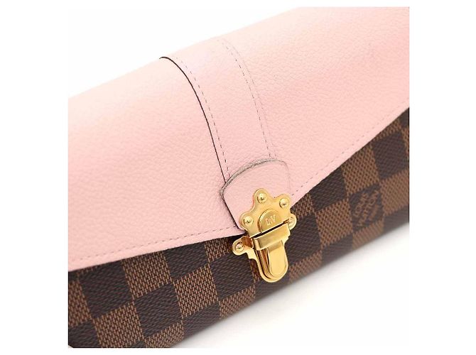 Louis Vuitton Clapton Long Wallet in Damier Ébène Pink - Ansicht 6