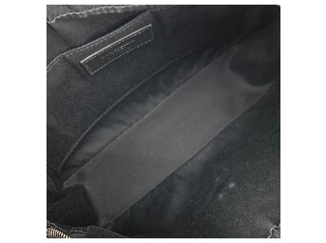 Saint Laurent Borsa a tracolla Lou Camera Bag con nappa Nero - vista 9