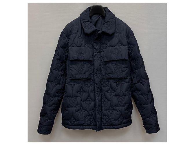 Louis Vuitton Bomber imbottito Monogram Nero - vista 4