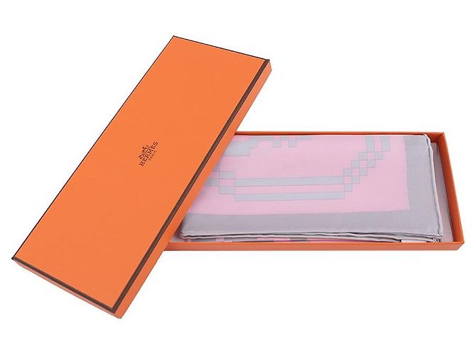 Silk In Hermès Fazzoletto da Taschino Breed Gala Pixel Multicolore - vista 2