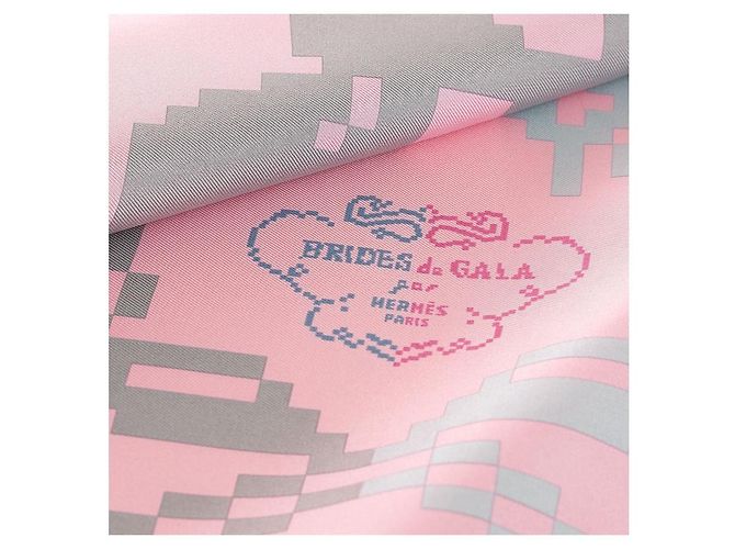 Silk In Hermès Fazzoletto da Taschino Breed Gala Pixel Multicolore - vista 6
