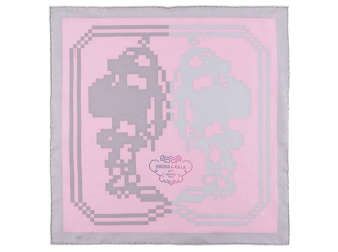 Silk In Hermès Fazzoletto da Taschino Breed Gala Pixel Multicolore - vista 7