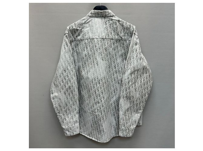 Dior Oblique Casry Baumwoll-Denim-Overshirt Braun - Ansicht 5