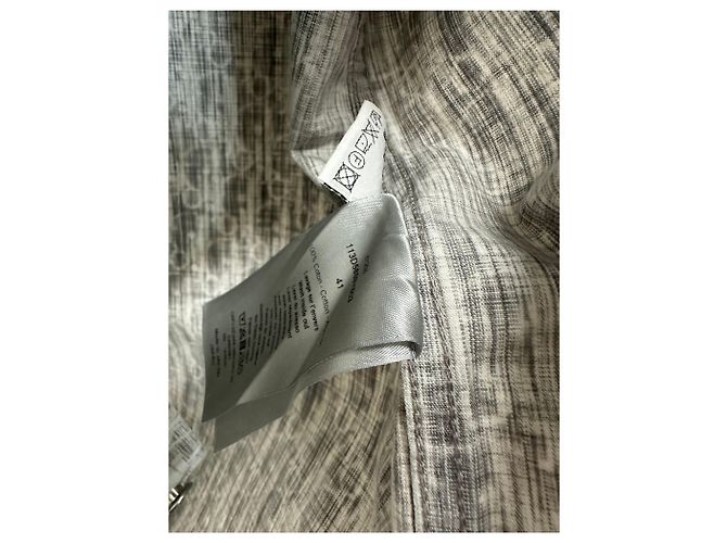 Dior Oblique Casry Baumwoll-Denim-Overshirt Braun - Ansicht 8