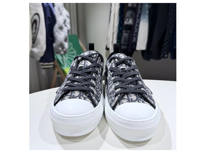 Dior Sneakers basse Oblique in jacquard Multicolore - vista 3