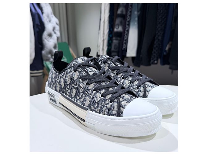 Dior Sneakers basse Oblique in jacquard Multicolore - vista 4
