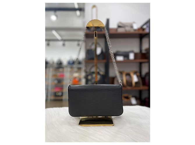 Louis Vuitton Pochette Felicie Epi Arancione - vista 4