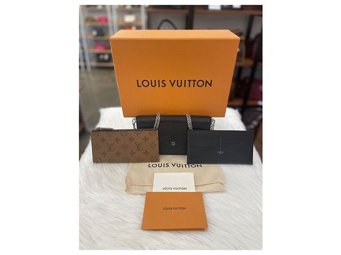 Louis Vuitton Pochette Felicie Epi Arancione - vista 7