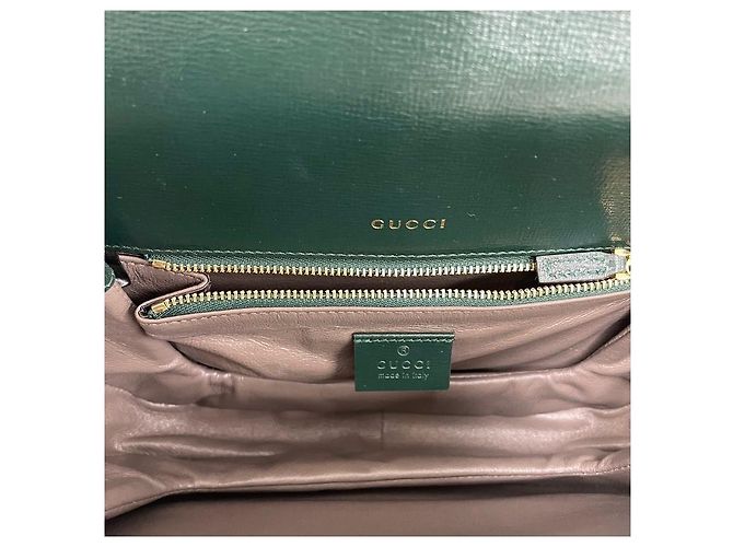 Gucci Piccola borsa a tracolla Sylvie Verde - vista 7