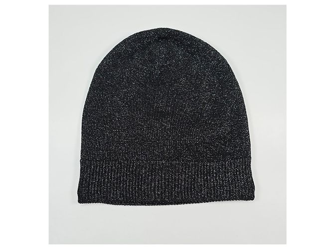Gucci Gorro de punto doble Negro - vista 3