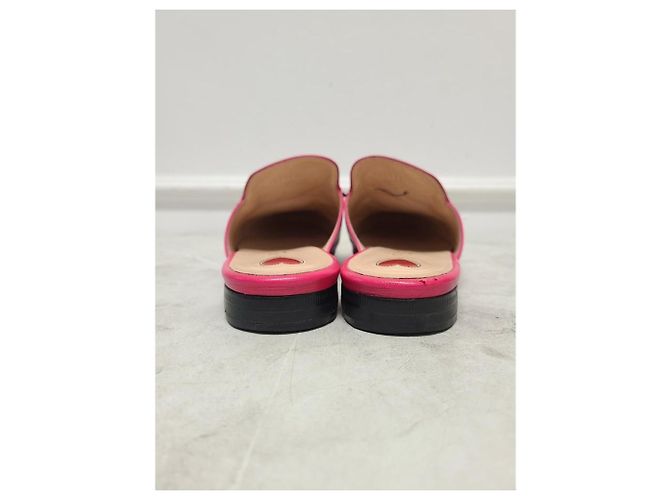 Gucci Pantofole Princetown ricamate e decorate Rosa - vista 6
