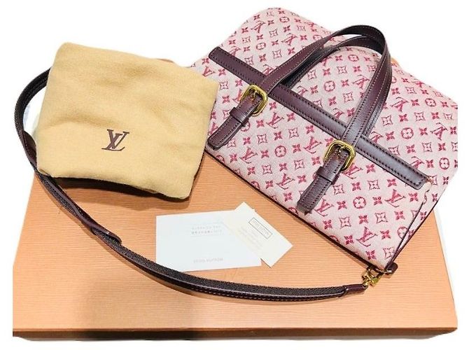 Louis Vuitton Borsa Tote Monogram Mini Lin Francoise e Borsa a Spalla Rosso - vista 2