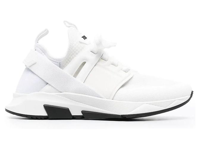 Tom Ford Zapatillas Jog de malla de nailon Blanco - vista 7
