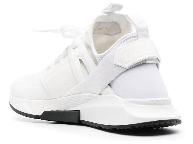 Tom Ford Zapatillas Jog de malla de nailon Blanco - vista 9