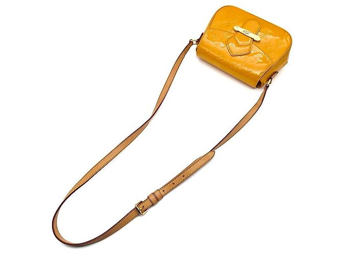 Louis Vuitton Vernis Belflower Giallo - vista 4