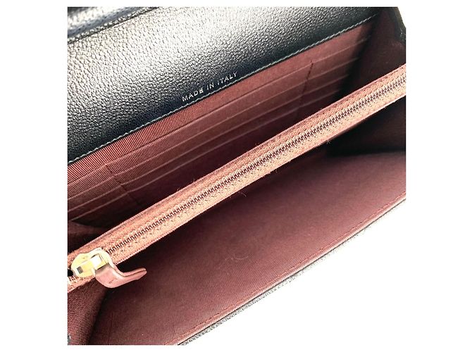 Chanel Mini borsa a tracolla WOC in caviar opaco argento - vista 8