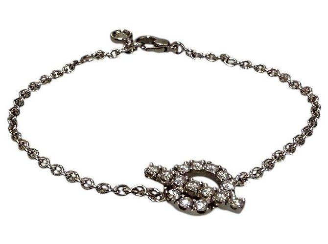 Hermès Bracciale Finesse Diamante Oro Bianco - vista 2