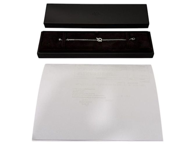 Hermès Bracciale Finesse Diamante Oro Bianco - vista 6