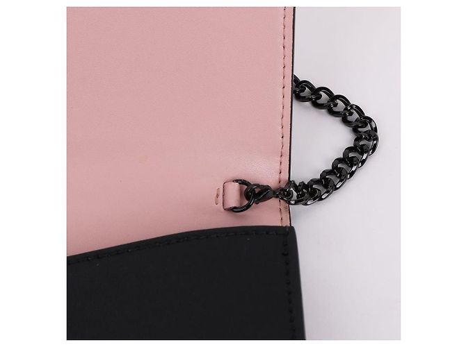 Salvatore Ferragamo Borsa a tracolla Black Bow Ribbon Chain Crossbody Bag Nero - vista 7
