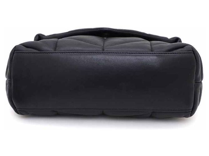 Saint Laurent Piccola borsa a tracolla e a spalla Lulu Puffer in agnello trapuntato con catena Nero - vista 7