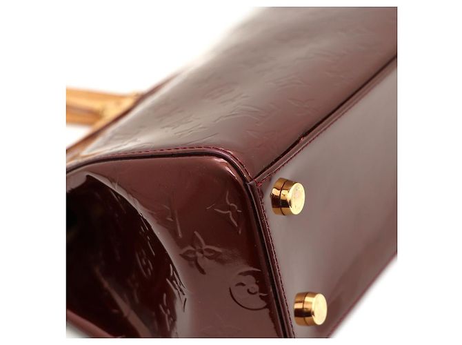 Louis Vuitton Borsa Tote e Borsa a Spalla Monogram Vernis Amarante Brea MM Rosso - vista 6