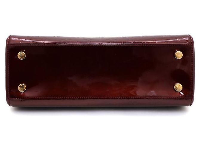 Louis Vuitton Borsa Tote e Borsa a Spalla Monogram Vernis Amarante Brea MM Rosso - vista 7