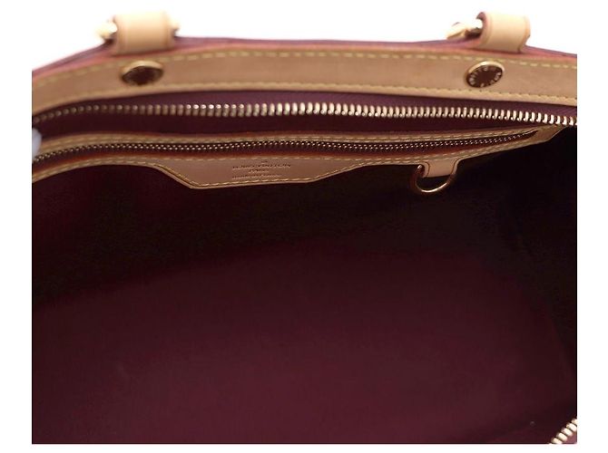 Louis Vuitton Borsa Tote e Borsa a Spalla Monogram Vernis Amarante Brea MM Rosso - vista 8
