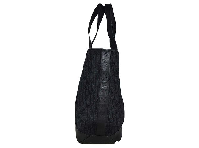 Dior Borsa Tote a Spalla e Crossbody Oblique Nero - vista 2