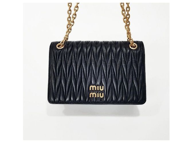 Miu Miu Bolso de hombro acolchado con cadena Multicolor - vista 2
