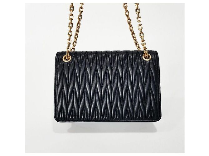 Miu Miu Bolso de hombro acolchado con cadena Multicolor - vista 5