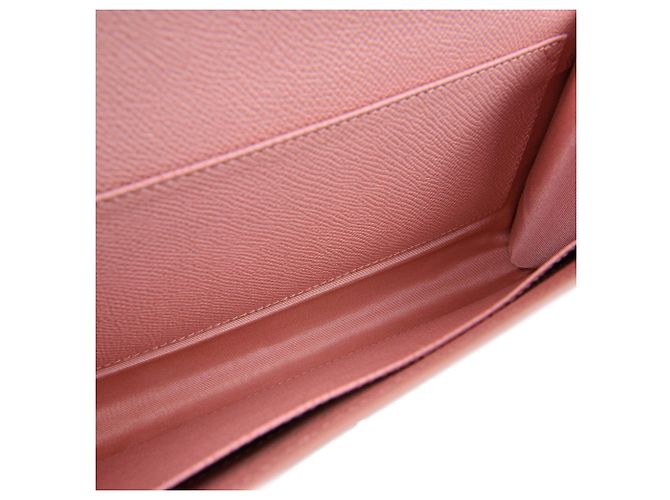 Salvatore Ferragamo Borsa a tracolla con catena e fiocco Rosso - vista 5