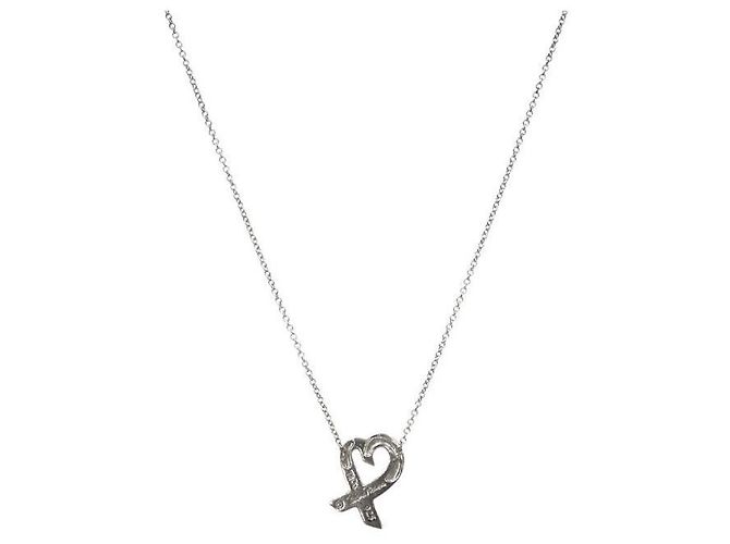 Tiffany & Co Loving Heart Silberkette - Ansicht 2