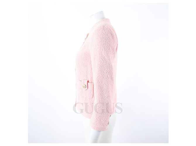 Chanel Tweed-Jacke Pink - Ansicht 2