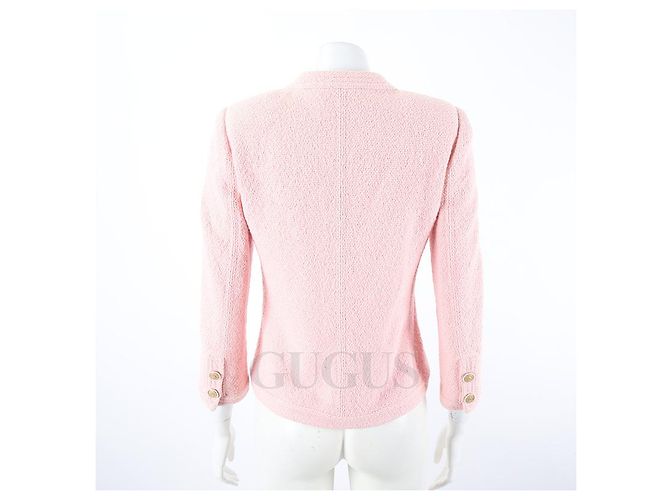Chanel Tweed-Jacke Pink - Ansicht 3