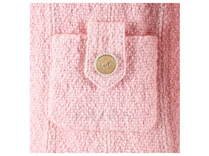 Chanel Tweed-Jacke Pink - Ansicht 4