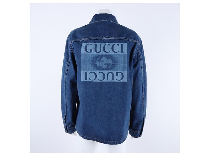 Gucci Giacca di denim Blu - vista 3