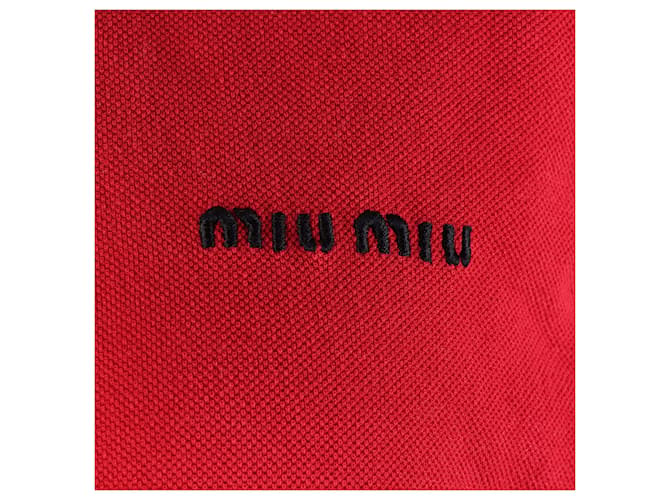 Miu Miu PK Kurzarm Rot - Ansicht 4