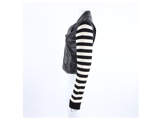 Loewe Strickjacke aus Leder - Ansicht 2