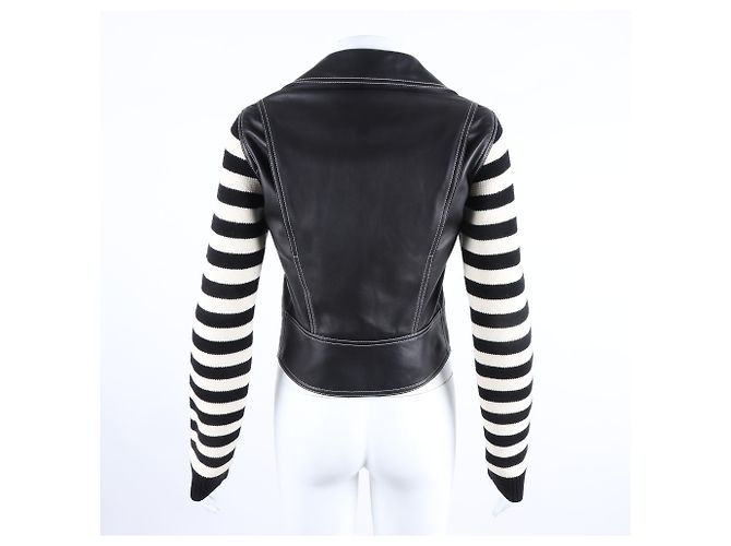 Loewe Strickjacke aus Leder - Ansicht 3