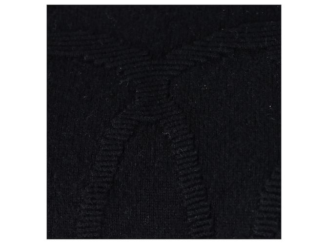 Hermès Jersey de punto de cachemira de manga larga Negro - vista 4