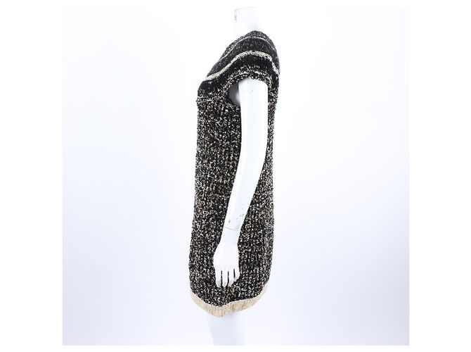 Vestido de punto Chanel Negro - vista 2