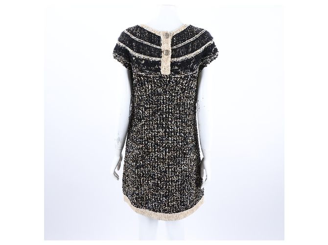 Vestido de punto Chanel Negro - vista 3