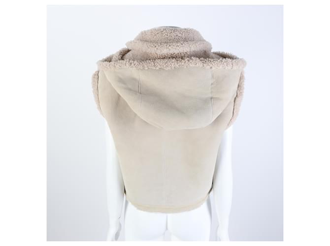 Reversiblere Shearling-Weste Christian Dior Braun - Ansicht 3