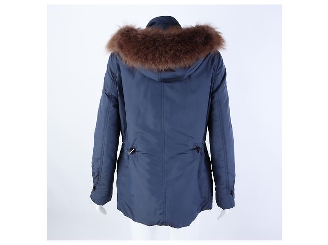 Loro Piana Kapuzenpullover mit Reißverschluss Blau - Ansicht 3