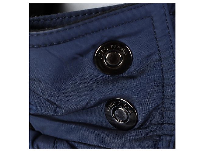 Loro Piana Kapuzenpullover mit Reißverschluss Blau - Ansicht 4