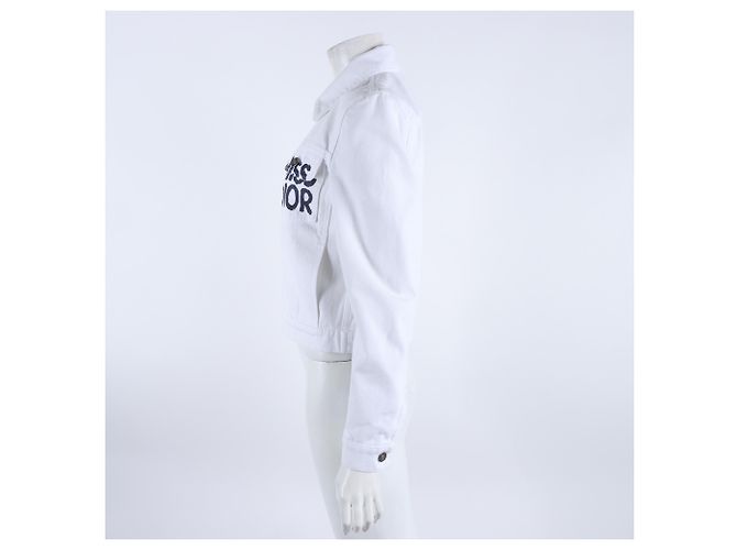 Chaqueta de algodón Christian Dior Blanco - vista 2