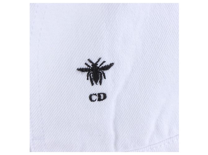 Chaqueta de algodón Christian Dior Blanco - vista 4