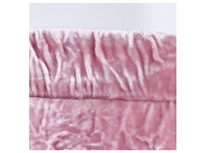 Falda de terciopelo Miu Miu Rosa - vista 4